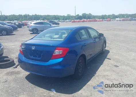 2012 Honda Civic Lx из США, поврежденный, VIN 2HGFB2F59CH586556